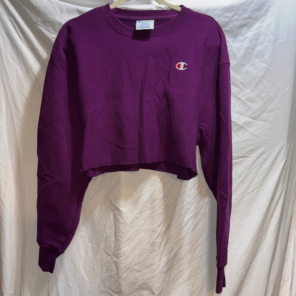 Champion Purple Reverse Weave Sweatshirt
